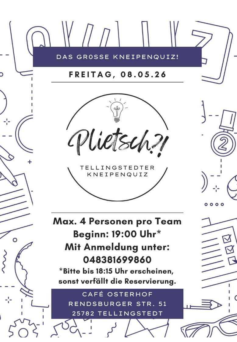 Einladung Kneipenquiz