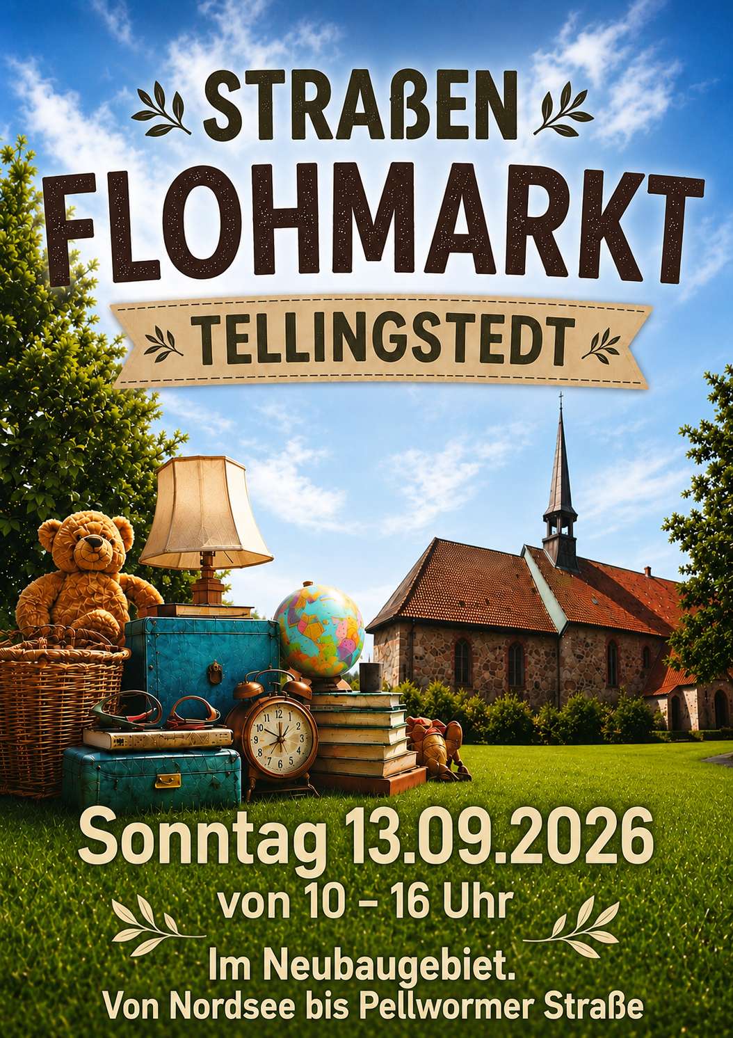 Einladung zum Straßenflohmarkt