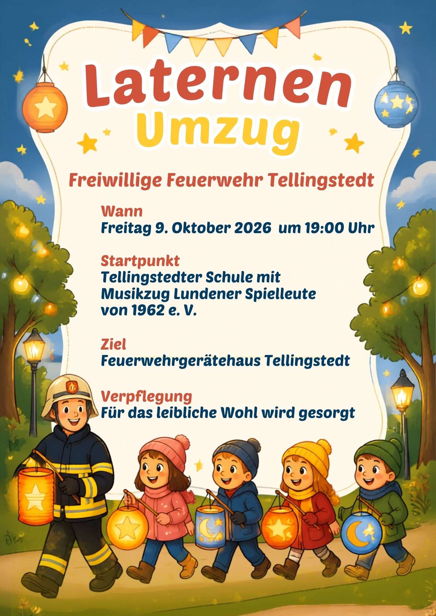 Einladung zum Laternenumzug