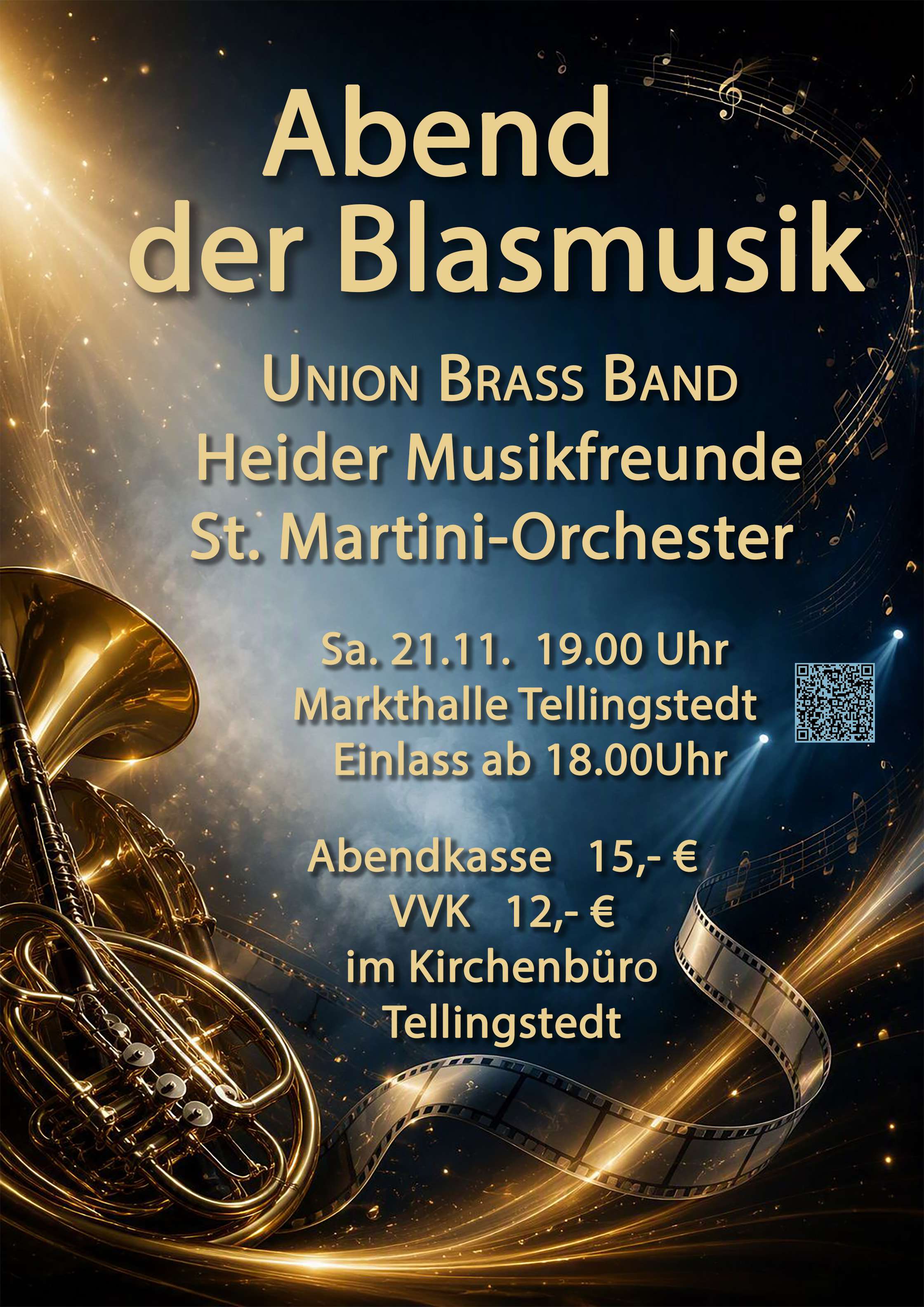 Einladung zum Abend der Blasmusik