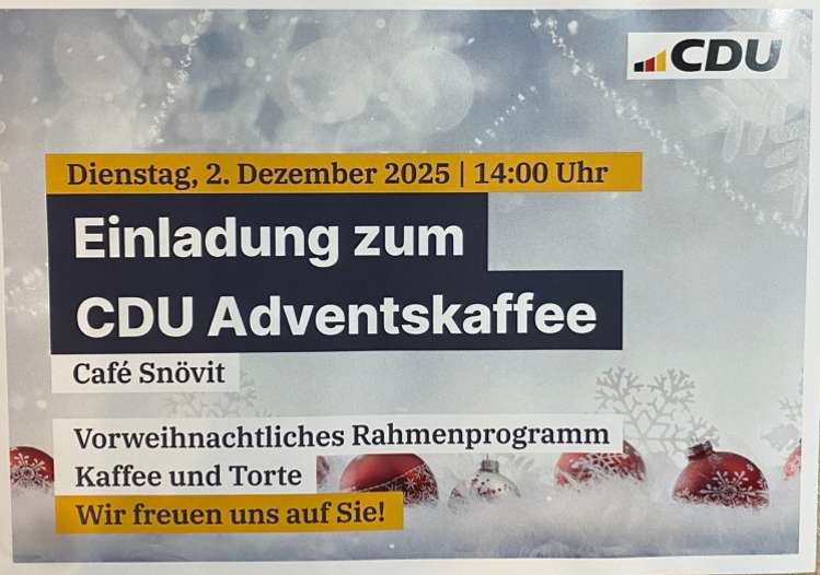 Einladung Adventskaffee