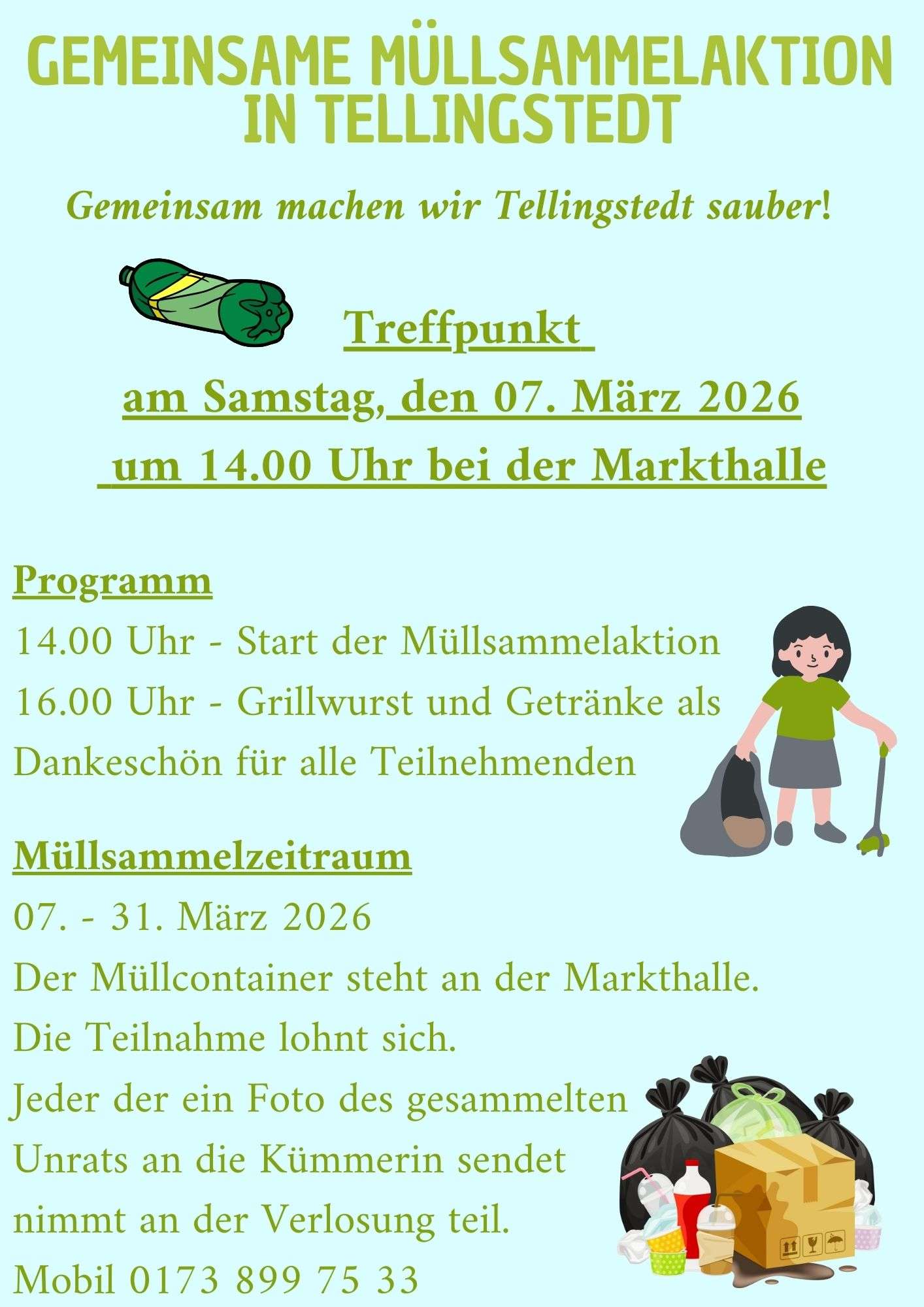 Einladung zur Müllsammelaktion