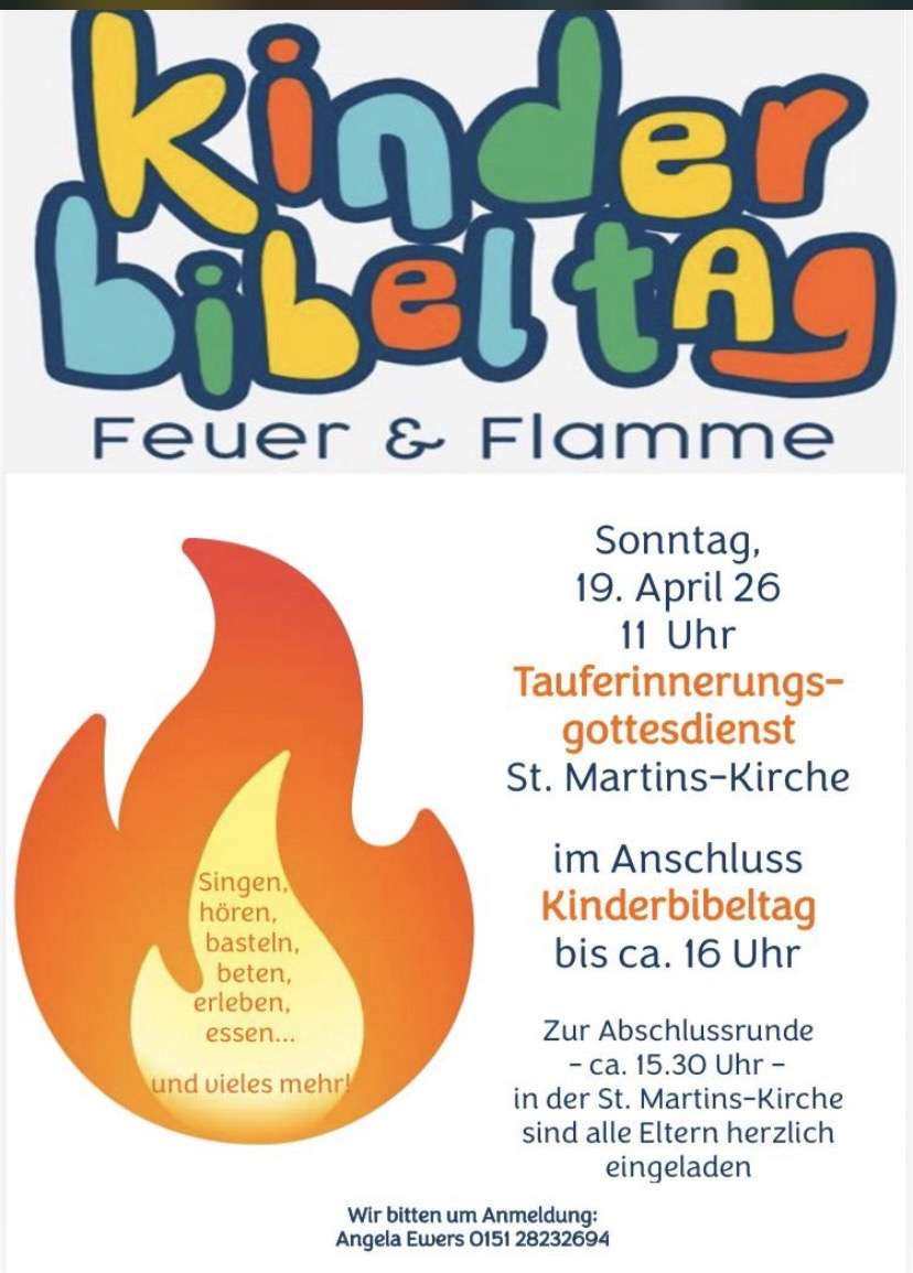 Einladung zum Kinderbibeltag